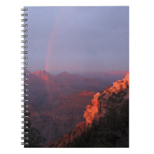 Grand Canyon Sunset Rainbow Spiral Notebook