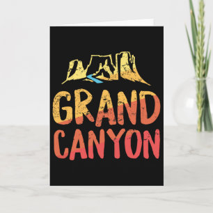 Grand Canyon T Shirt - Retro Arizona Vacation Souv Card
