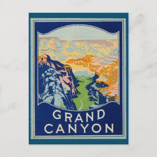 Grand Canyon - Vintage Travel Postcard