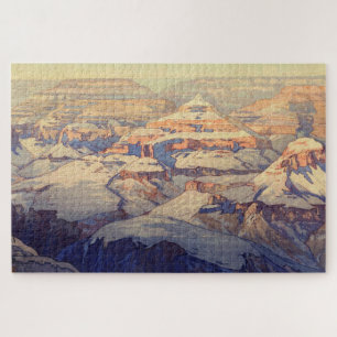 Grand Canyon, Yoshida, Woodcut Jigsaw Puzzle
