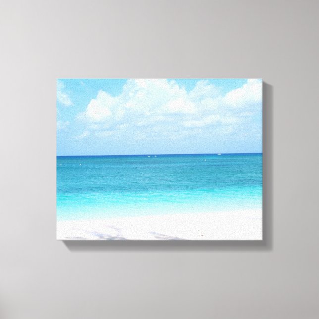 Grand Cayman Island Beach & Ocean Canvas Print (Front)
