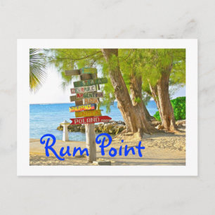Grand Cayman Island, Rum Point, Postcard