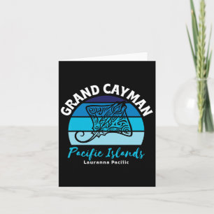 Grand Cayman Pacific Islands Stingray Family Vacat Card