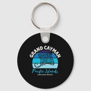 Grand Cayman Pacific Islands Stingray Family Vacat Key Ring