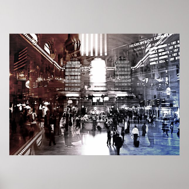 Grand central terminal, NYC, train station Poster (Front)