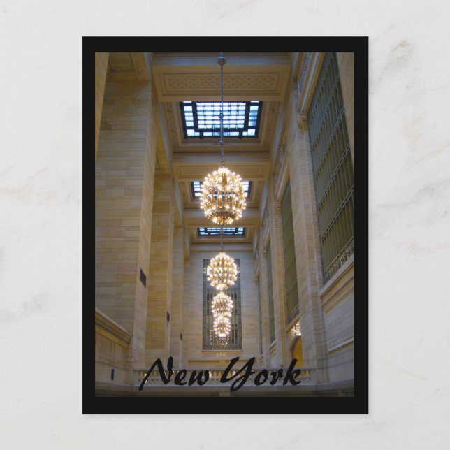grand central terminal postcard (Front)