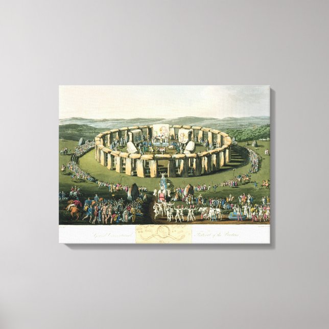 Grand Conventional Festival of the Britons, aquati Canvas Print (Front)