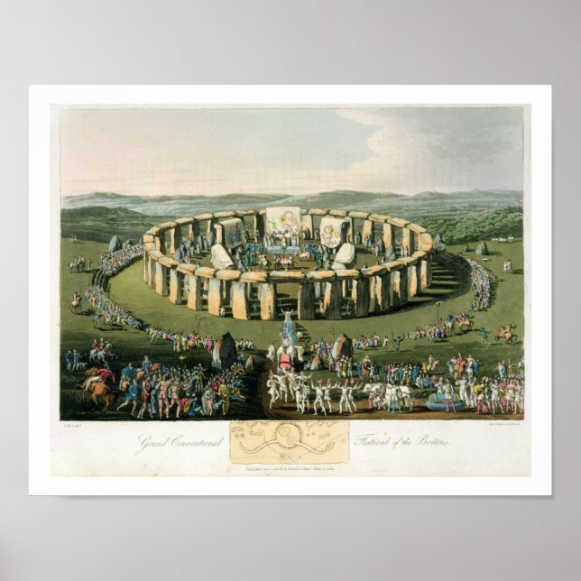 Grand Conventional Festival of the Britons, aquati Poster (Front)