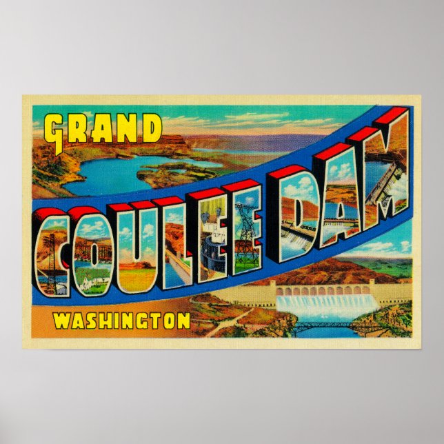 Grand Coulee Dam, Washington 2 Poster (Front)