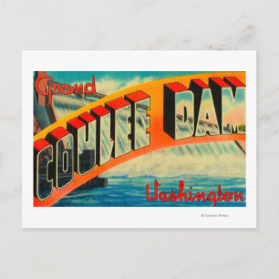 Grand Coulee Dam, Washington Postcard