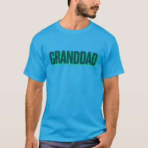 Grand-dad print basic T-Shirt
