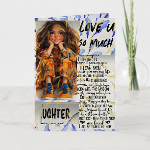 GRAND DOUGHTER IMMAGE FOIL GREETING CARD