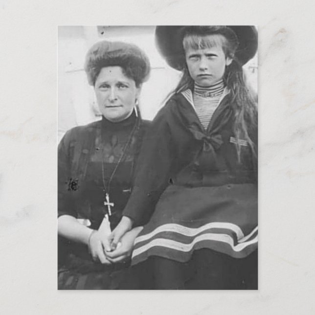 Grand Duchess Anastasia and Tsarina of Russia Postcard (Front)