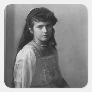 Grand Duchess Anastasia Nikolaevna of Russia Square Sticker
