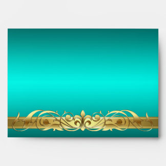 Grand Duchess Aquamarine Jewel Gold Envelope