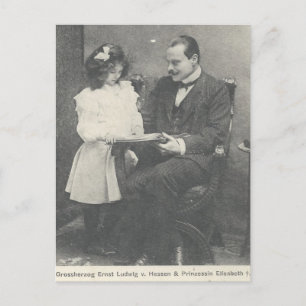 Grand Duke Ernst L. of Hessen & Elizabeth #002D Postcard