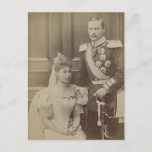 Grand Duke & Grand Duchess Victoria Melita Hessen Postcard