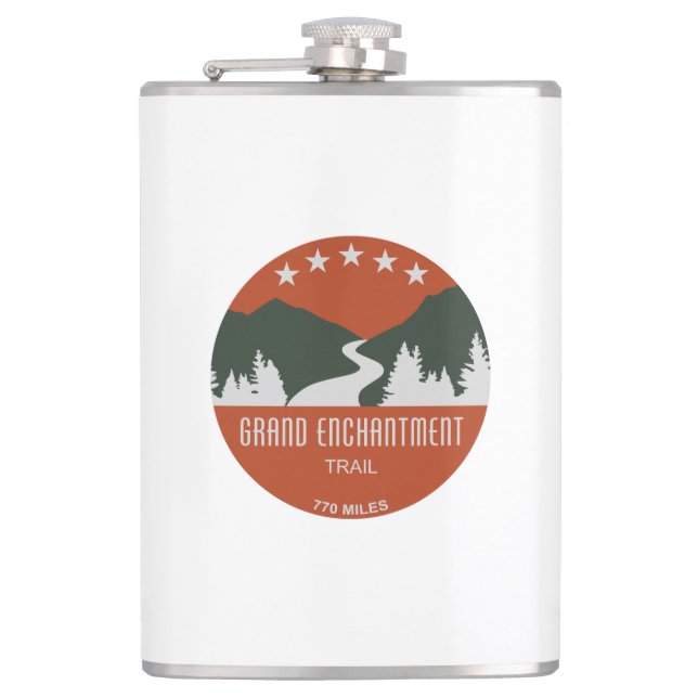 Grand Enchantment Trail Hip Flask (Front)