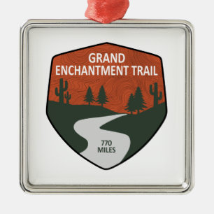 Grand Enchantment Trail Metal Tree Decoration