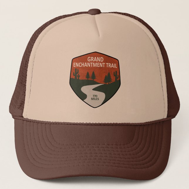 Grand Enchantment Trail Trucker Hat (Front)