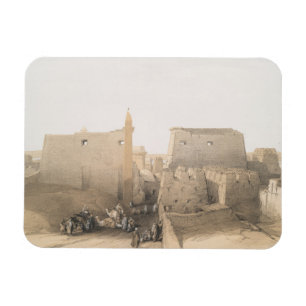 Grand Entrance to the Luxor Temple, Egypt Magnet