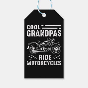 Grand Father Biker Gift Tags