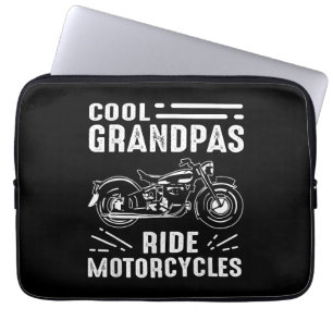 Grand Father Biker Laptop Sleeve