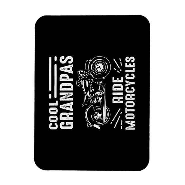Grand Father Biker Magnet (Vertical)