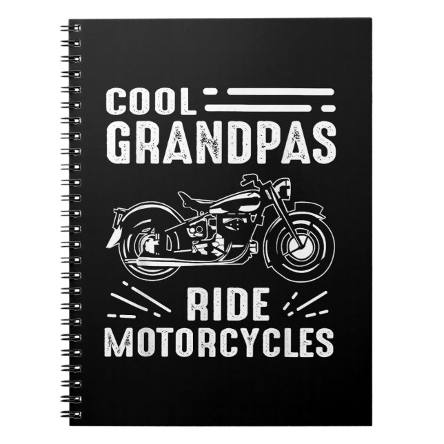 Grand Father Biker Notebook (Front)