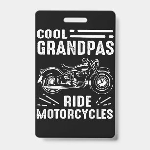 Grand Father BikerGrand Father Biker ID Badge