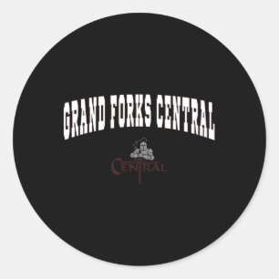 Grand Forks Central High School Knights C2 Classic Round Sticker