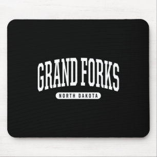 Grand Forks North Dakota Vacation College Style Nd Mouse Pad