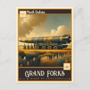 Grand Forks, North Dakota Vintage Postcard