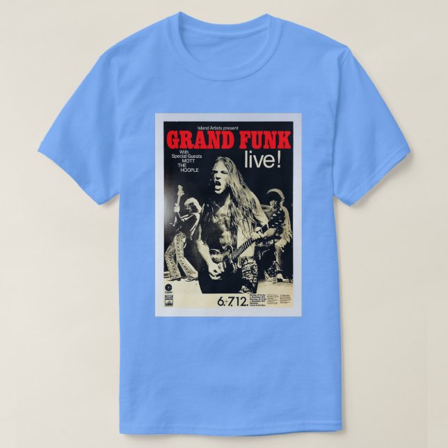 Grand Funk Concert T-Shirt (Design Front)