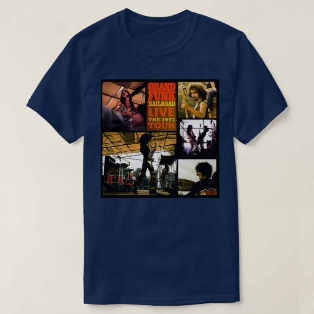 Grand Funk Live 1971 T-Shirt (Design Front)