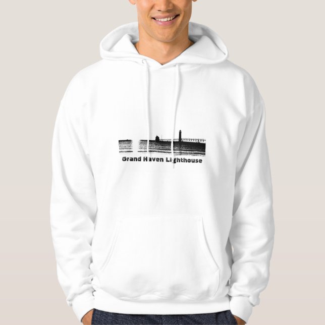 Grand Haven Lighthouse Graphic Hoodie (Front)