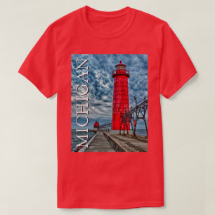 Grand Haven Lighthouse   Michigan T-Shirt