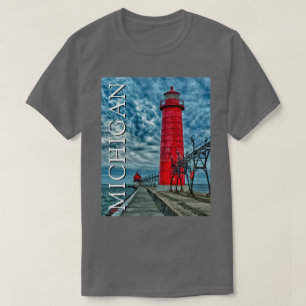 Grand Haven Lighthouse   Michigan T-Shirt