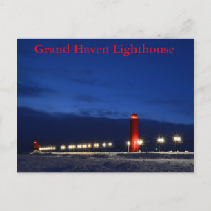 Grand Haven Lighthouse Postcard