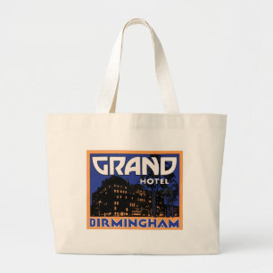 Grand Hotel Birmingham Large Tote Bag
