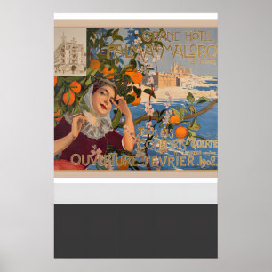 Grand Hotel Palma de Mallorca Balearic Islands Poster