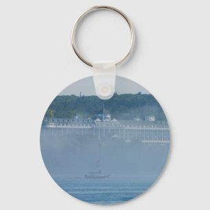 Grand Hotel Through The Fog Key Ring