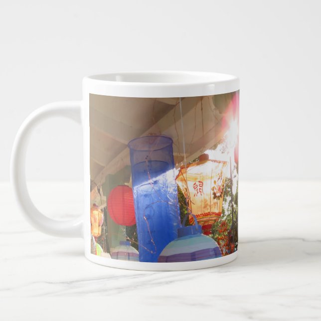 Grand Illumination Lanterns - Martha's Vineyard Large Coffee Mug (Left)