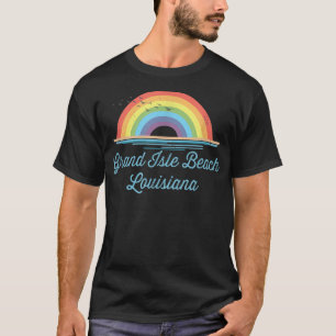 Grand Isle Beach Louisiana Souvenir Graphic T-Shirt