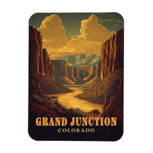 Grand Junction, Colorado Vintage   Magnet