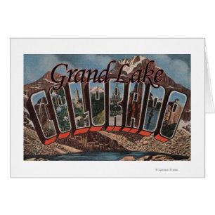 Grand Lake, Colorado - Large Letter Scenes