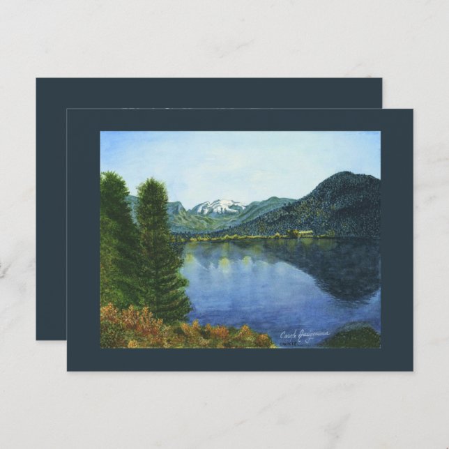 Grand Lake, Colorado  Mini Collectable Prints Postcard (Front/Back)