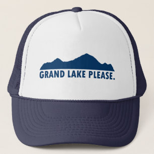 Grand Lake Colorado Please Trucker Hat