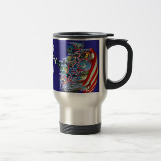 Grand Lake OK Map mug