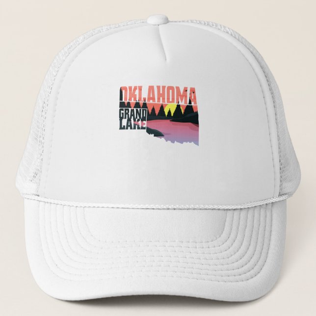 Grand Lake Oklahoma Trucker Hat (Front)
